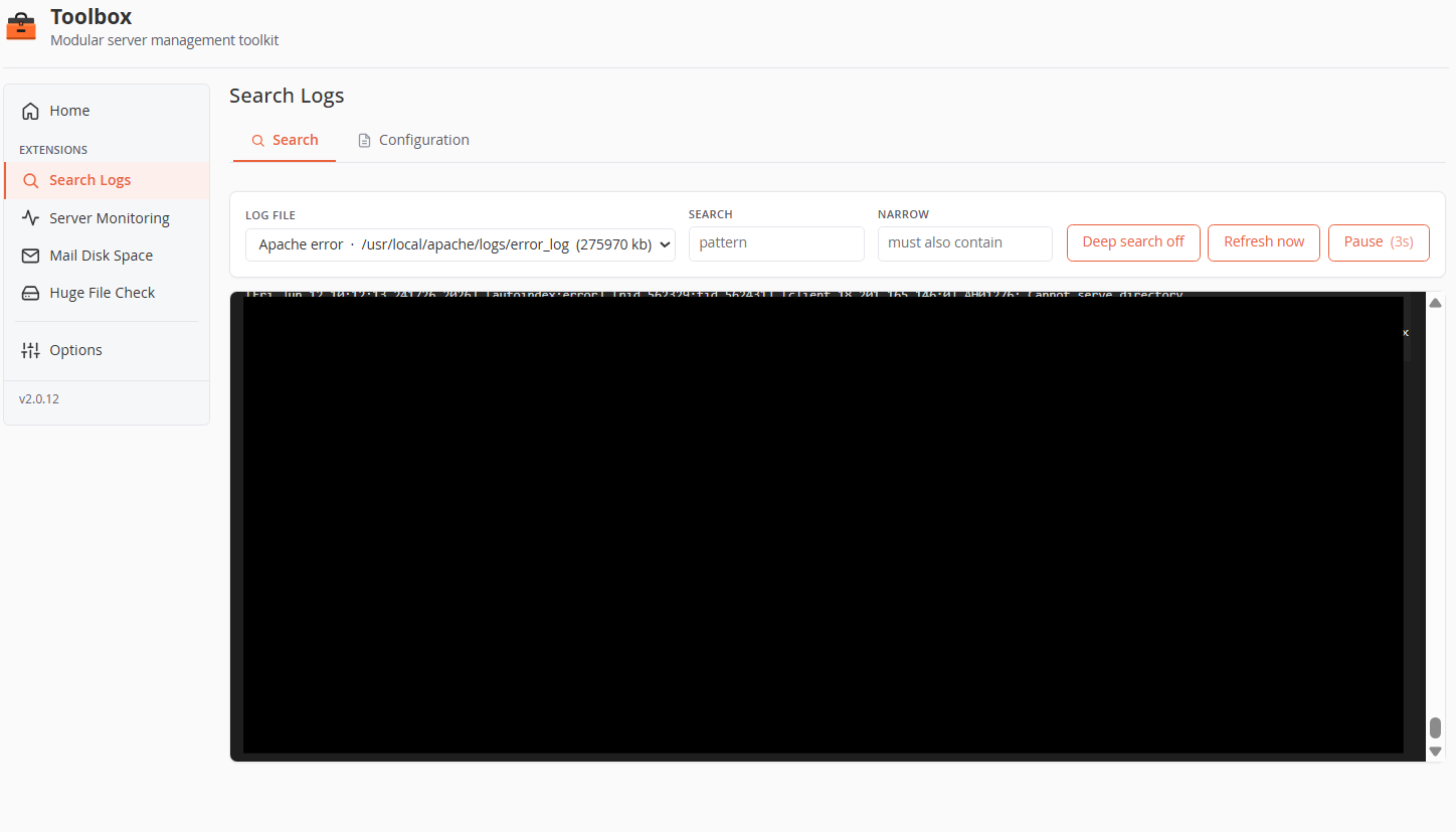 Search Logs — Search